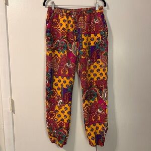 Lauren Ralph Lauren Multicolor Paisley Print Pants Women’s Size 6 Whimsical